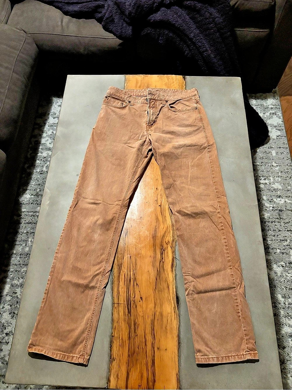 MAC Jeans Straight Leg Jeans in Brown